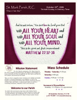 Thirtieth Sunday OT, October 25, 2026