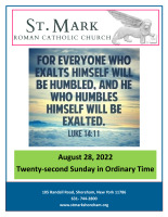Bulletin August 28, 2022