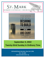 Bulletin September 4, 2022