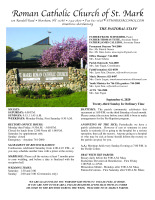 Bulletin September 6, 2020