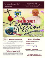 Twenty-ninth Sunday OT, October 18, 2026