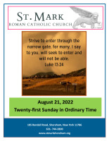 Bulletin August 21, 2022
